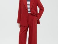 Укороченные брюки широкого кроя