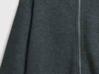 Утеплённая толстовка на молнии, Серый