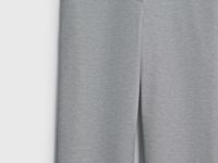 Прямые брюки из трикотажа, Серый