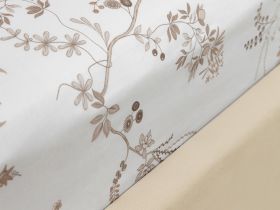 Простыня на резинке Сибилла (коричневый)