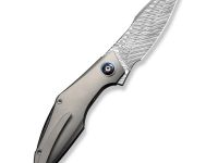 Складной нож WE Knife Krait, сталь Damasteel, рукоять титан