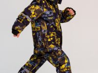 Комплект текстильный с полиуретановым покрытием для мальчиков: куртка, полукомбинезон