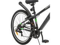 Подростковый велосипед Stels Turbo 400 V 24, год 2025, цвет Серый-Зеленый, ростовка 12