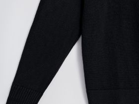 Джемпер прямого силуэта с округлой горловиной