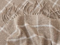 Плед Quadrato grande, бежевый