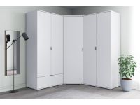 Распашной шкаф Стелла 2.1-90x200 Белый