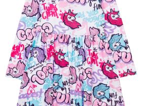 Платье трикотажное для девочек