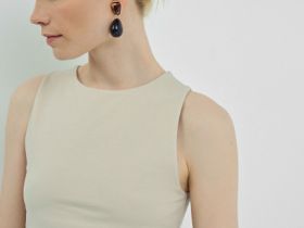 Укороченный топ, Бежевый