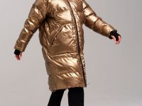 Пальто текстильное с полиуретановым покрытием для девочек