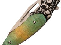 Складной нож Steelclaw Анис, сталь asp30, рукоять кап клена