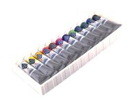 Набор темперы "Мастер-Класс" Колористика. Яркая палитра, 12 шт х18 мл, картон