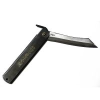 Нож складной Nagao, HKI-100BL, Hight carbon, чёрный