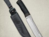 Нож Робинзон-1, кожа, 95х18