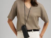 Свободная блузка со льном