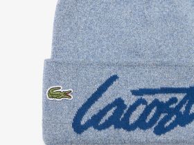 Шапка Lacoste унисекс из хлопка