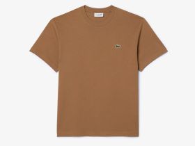 Мужская хлопковая футболка Lacoste с коротким рукавом