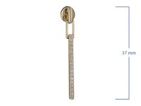 Пусеты из желтого золота э0312пс02203580