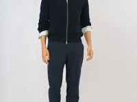 Брюки с эластичным поясом, Синий