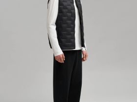 Стеганый пуховый жилет