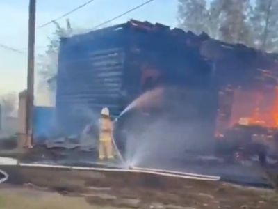 В Усть-Алданском районе сгорела старая школа