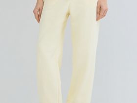 Джоггеры из мягкого трикотажа, Желтый