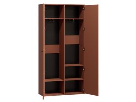 Распашной шкаф Сайрис 2-98x202 Терракотовый