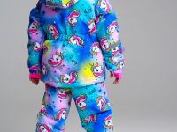 Комплект текстильный с полиуретановым покрытием для девочек: куртка, полукомбинезон