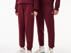 Спортивные хлопковые брюки Lacoste унисекс