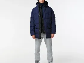 Мужская удлинённая куртка Lacoste с капюшоном