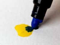 Маркер акриловый TOUCH "Opaque" наконечник средний, цвет розовый