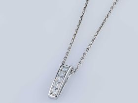 Классическая подвеска из серебра э0612пд02183900_white