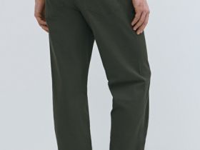 Базовые брюки из твила, Зеленый