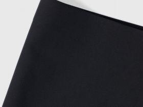 Бесшовные трусы со средней посадкой, Черный