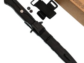 Тактический нож Mr.Blade Leshiy stonewash, сталь AUS-8, рукоять Black Elastron