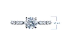 Кольцо из белого золота э4712кц11231272_white