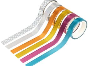 Набор клейких декоративных лент MESHU "Luminous", 6шт