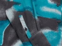 Блузка прямого силуэта с принтом