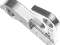 Держатель заднего переключателя &quot;петух&quot; Meta №5 фрезерованный (серебристый)