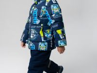 Комплект текстильный с полиуретановым покрытием для мальчиков: куртка, полукомбинезон