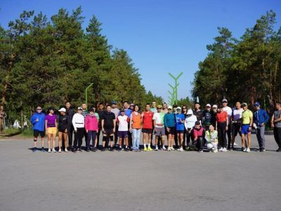 В Центральном парке Якутска прошел оздоровительный бег в рамках марафона «Сила России»