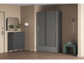 Шкаф-купе Беррингтон 2.1-120x220 Графитовый