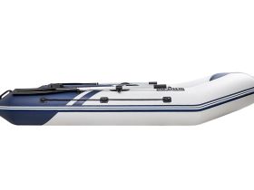 Лодка ПВХ БРОНЯ 280 СК Белый - синий