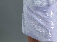 Мини-юбка с пайетками для девочек, Фиолетовый