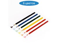 Набор карандашей цветных Гамма "Классические" 6 цв., заточен., картон. упаковка, европодвес