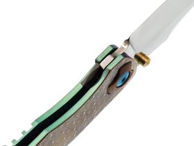 Складной нож Assassin knives Ti-Rex, сталь Damascus, рукоять титан