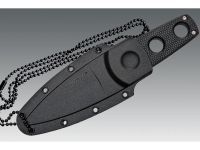 Нож с фиксированным клинком Cold Steel Secret Edge, сталь AUS-8A, рукоять G10, черный