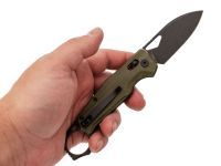 Складной нож Trivisa Sagitta-04G, сталь 14C28N, рукоять микарта