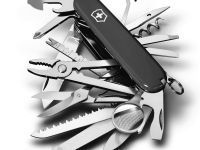 Нож перочинный Victorinox SwissChamp, сталь X55CrMo14, рукоять Cellidor®, черный