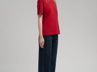 Удлиненная футболка прямого кроя