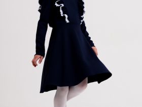 Платье трикотажное для девочек